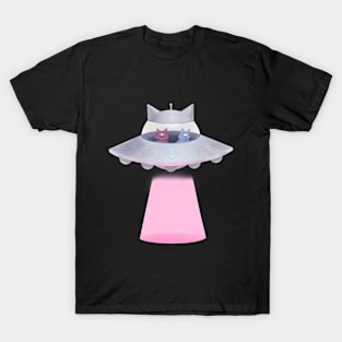 CAT UFO T-shirt T-Shirt